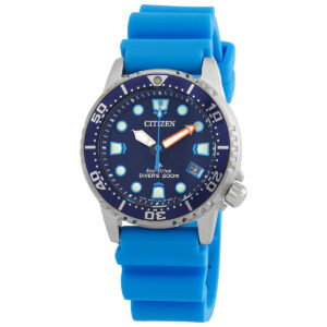 citizen promaster blue dial watch eo2028 06l