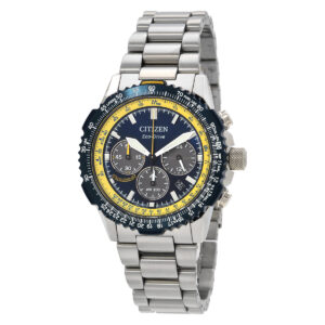 citizen promaster navihawk chronograph blue dial men's watch ca4667 53l