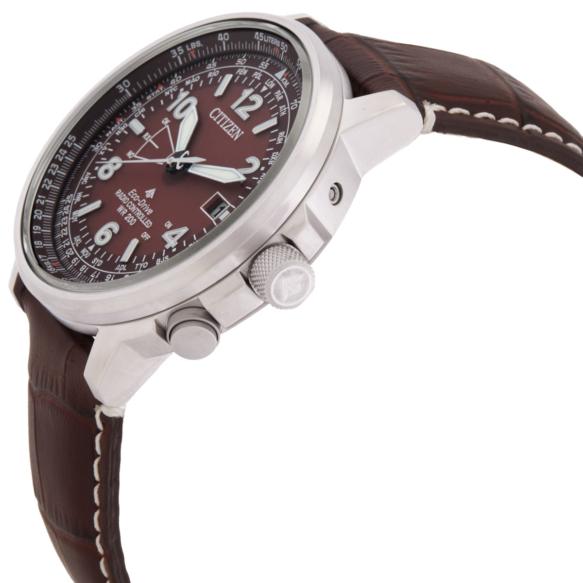 citizen promaster sky perpetual world time brown dial men's watch cb0248 01x citizen promaster sky perpetual world time brown dial men's watch cb0248 01x