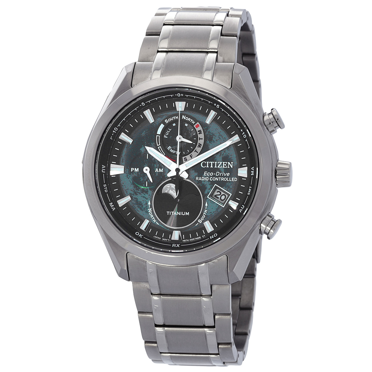 citizen radiocontrolado perpetual chronograph quartz green dial men's watch by1010 81x citizen radiocontrolado perpetual chronograph quartz green dial men's watch by1010 81x