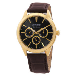citizen rolan black dial men's watch bu2112 06e