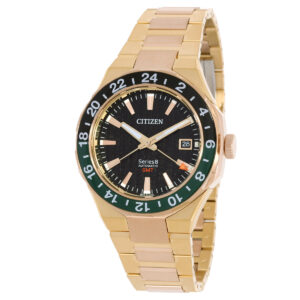 citizen series8 880 gmt automatic black dial men's watch nb6033 51e