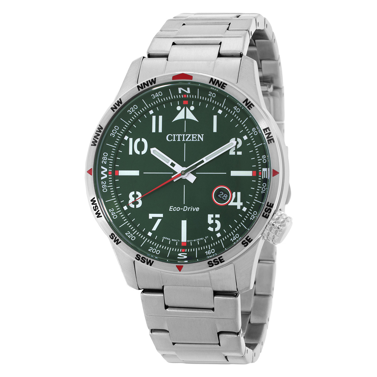 citizen weekender green dial men's watch bm7551 50x citizen weekender green dial men's watch bm7551 50x