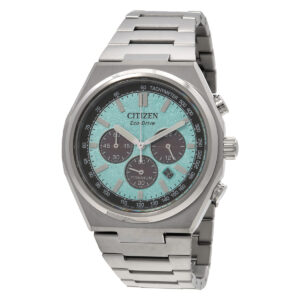 citizen zenshin chrono blue dial watch ca4610 85m