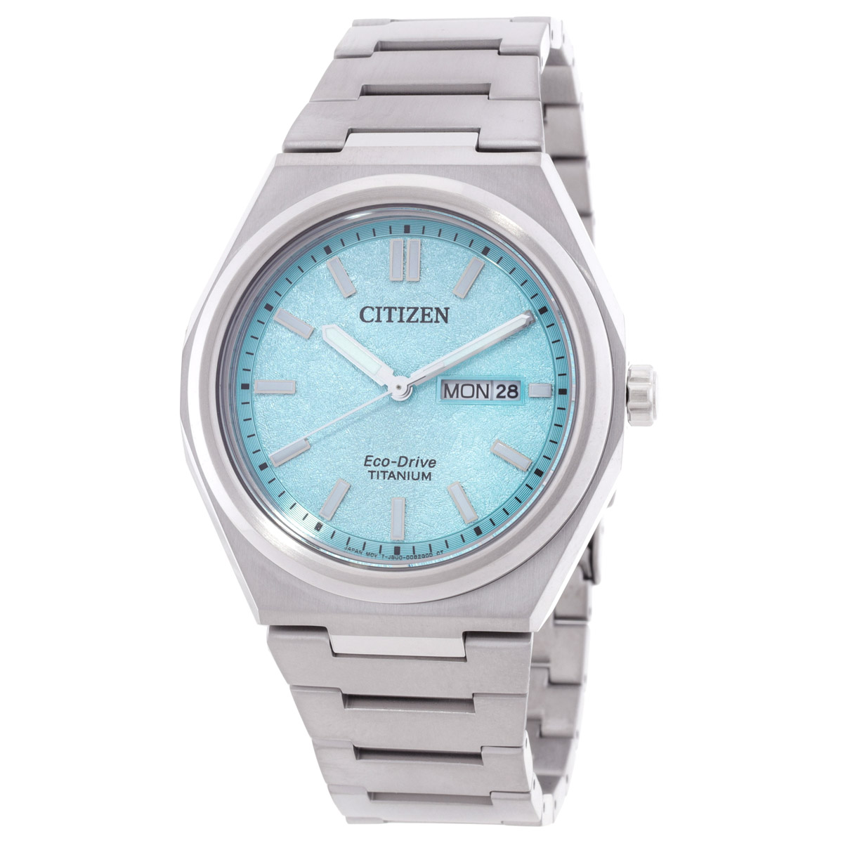 citizen zenshin eco drive turquoise dial men's watch aw0130 85m citizen zenshin eco drive turquoise dial men's watch aw0130 85m