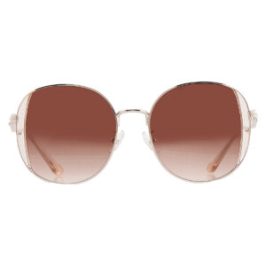 coach brown gradient round ladies sunglasses hc7176b 900574 54
