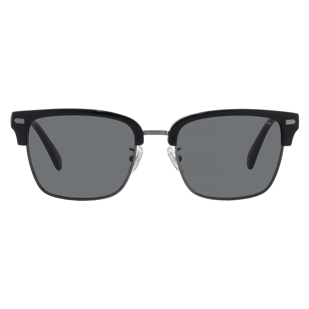 coach dark grey square men's sunglasses hc8412 500287 56 coach dark grey square men's sunglasses hc8412 500287 56