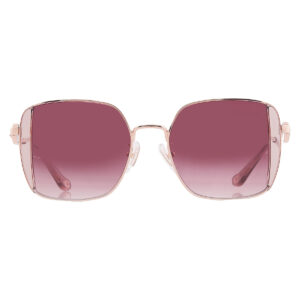 coach gradient berry red square ladies sunglasses hc7177b 93318h 51