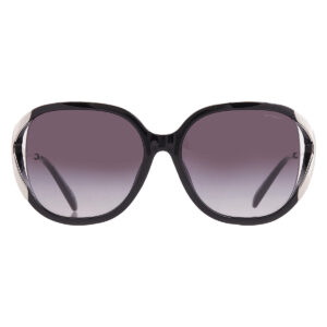 coach gradient grey oval sunglasses hc8396u 50028g 56