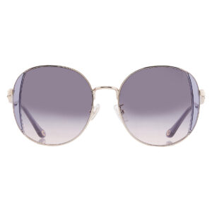 coach lilac peach gradient round ladies sunglasses hc7176b 900536 54
