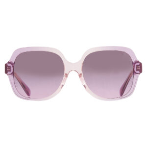 coach purple gradient square ladies sunglasses hc8395u 581390 54