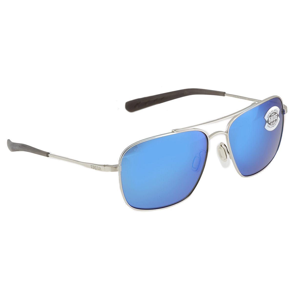 costa del mar canaveral blue mirror polarized glass titanium men's sunglasses can 21 obmglp 59 costa del mar canaveral blue mirror polarized glass titanium men's sunglasses can 21 obmglp 59