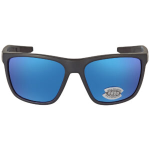 costa del mar ferg blue mirror polarized glass (580g) square men's sunglasses 6s9002 900226 59