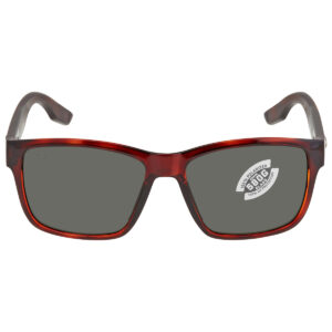 costa del mar paunch grey polarized glass square men's sunglasses 6s9049 904907 57