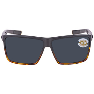 costa del mar rincon grey polarized polycarbonate men's sunglasses rin 181 ogp 63
