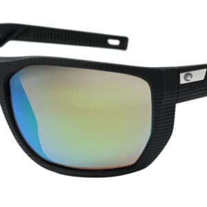 costa del mar santiago green mirror polarized glass rectangular men's sunglasses 6s9085 908502 63