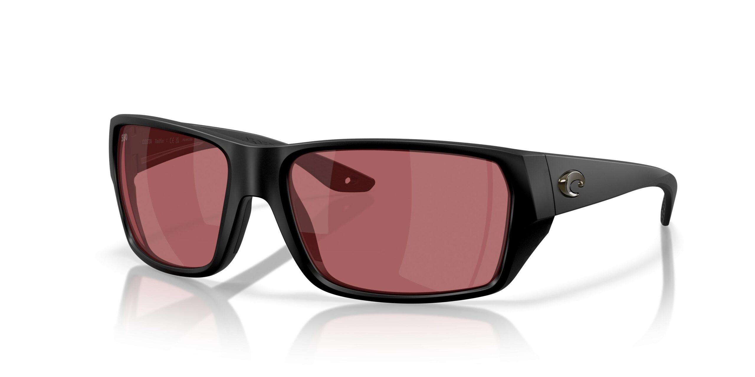 costa del mar tailfin rose polarized glass rectangular men's sunglasses 6s9113 911314 57 costa del mar tailfin rose polarized glass rectangular men's sunglasses 6s9113 911314 57