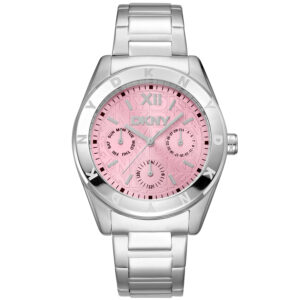 dkny fashion pink dial ladies watch dk1l015m0015