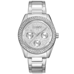dkny fashion silver tone dial ladies watch dk1l078m0015