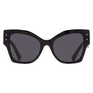 dolce & gabbana dolce and gabbana dark grey butterfly ladies sunglasses dg4478 501/87 53