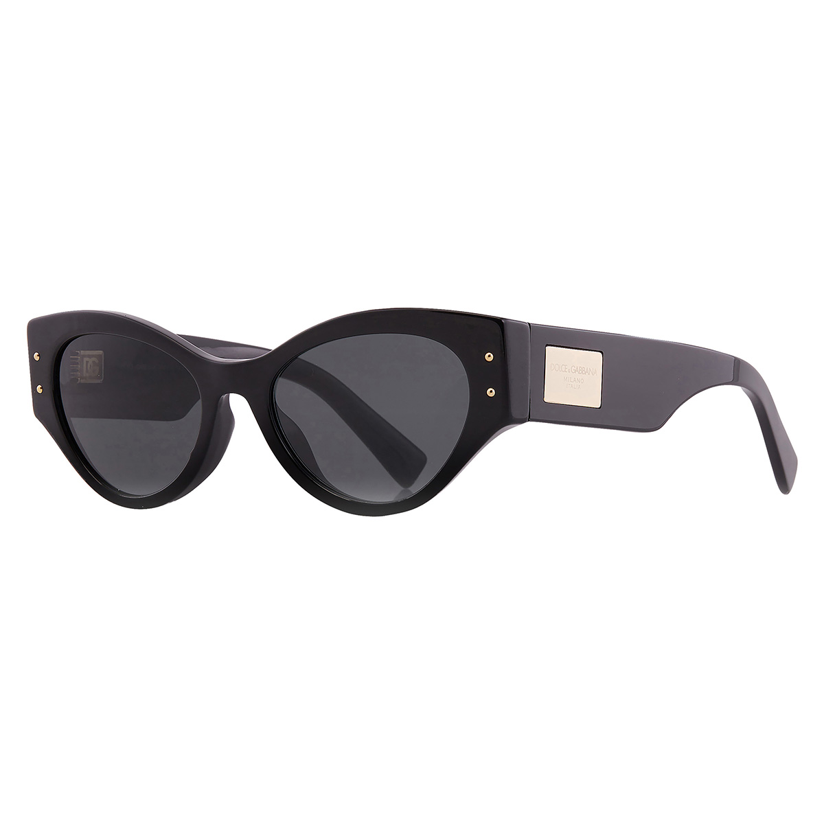 dolce & gabbana dolce and gabbana dark grey cat eye ladies sunglasses dg4480f 501/87 53 dolce & gabbana dolce and gabbana dark grey cat eye ladies sunglasses dg4480f 501/87 53