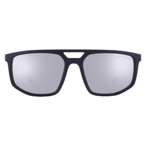 emporio armani light grey mirror silver navigator men's sunglasses ea4248u 50016g 58
