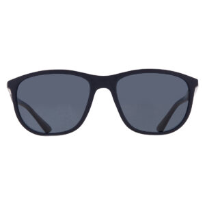 emporio armani polarized dark blue square men's sunglasses ea4201 50882v 58