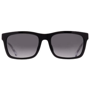 emporio armani polarized grey gradient rectangular men's sunglasses ea4224f 5017t3 58