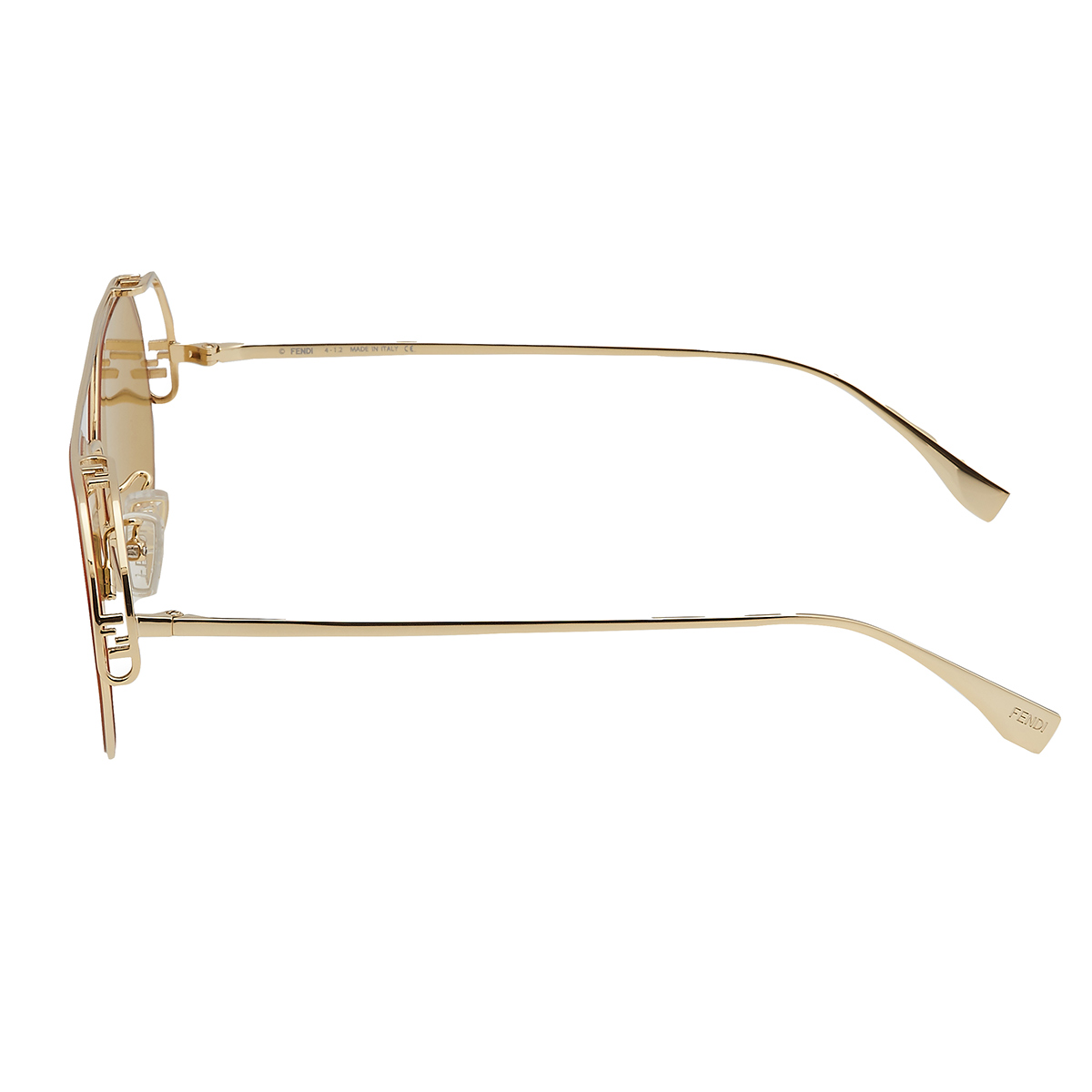fendi gold mirror geometric ladies sunglasses fe40039u 10l 57 fendi gold mirror geometric ladies sunglasses fe40039u 10l 57