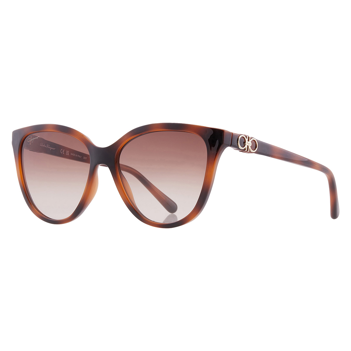 ferragamo brown gradient cat eye ladies sunglasses sf1056s 240 57 ferragamo brown gradient cat eye ladies sunglasses sf1056s 240 57