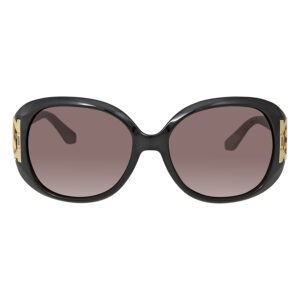 ferragamo brown gradient oval sunglasses sf668 001 57