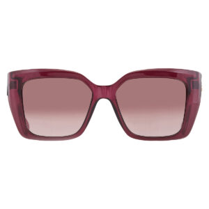 ferragamo brown gradient rectangular ladies sunglasses sf1042s 525 55