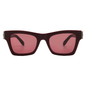 ferragamo burgundy cat eye ladies sunglasses sf2013s 606 52