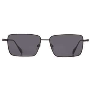ferragamo dark grey rectangular men's sunglasses sf309s 002 57