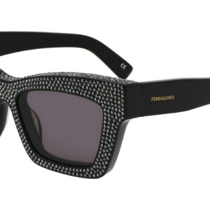 ferragamo grey butterfly ladies sunglasses sf2045sr 001 52