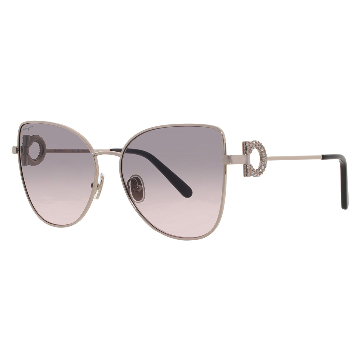 ferragamo grey rose gradient cat eye ladies sunglasses sf296sr 772 60 ferragamo grey rose gradient cat eye ladies sunglasses sf296sr 772 60