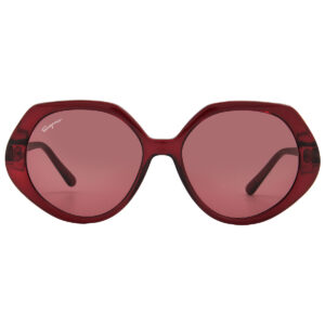 ferragamo red geometric ladies sunglasses sf1084s 612 58