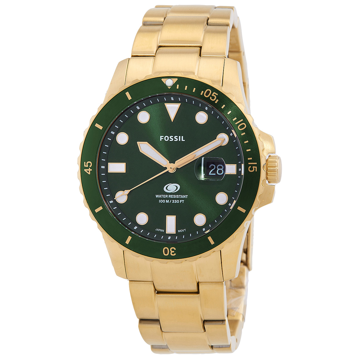 fossil blue dive quartz green dial men's watch fs6030 fossil blue dive quartz green dial men's watch fs6030
