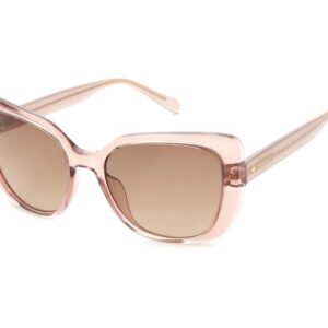 fossil brown gradient butterfly ladies sunglasses fos 3143/s 02t3/ha 55