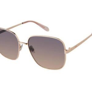 fossil grey fuchsia gradient square ladies sunglasses fos 2133/g/s 0au2/ff 57