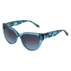 fossil grey petrol cat eye ladies sunglasses fos 2125/s 0vgz/i7 52