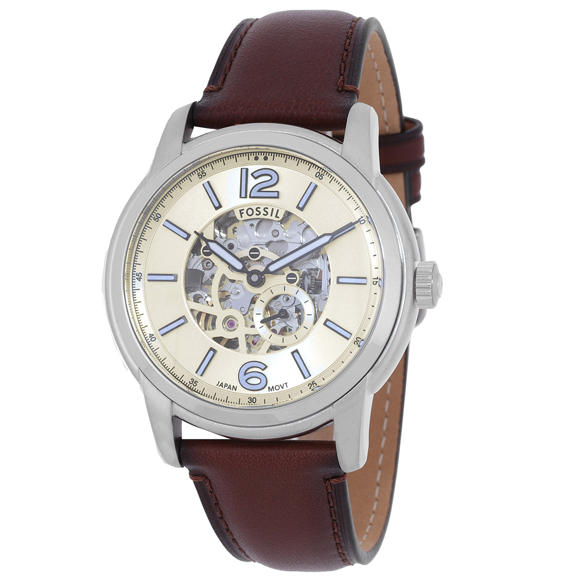 fossil heritage automatic cream dial men's watch me3264 fossil heritage automatic cream dial men's watch me3264