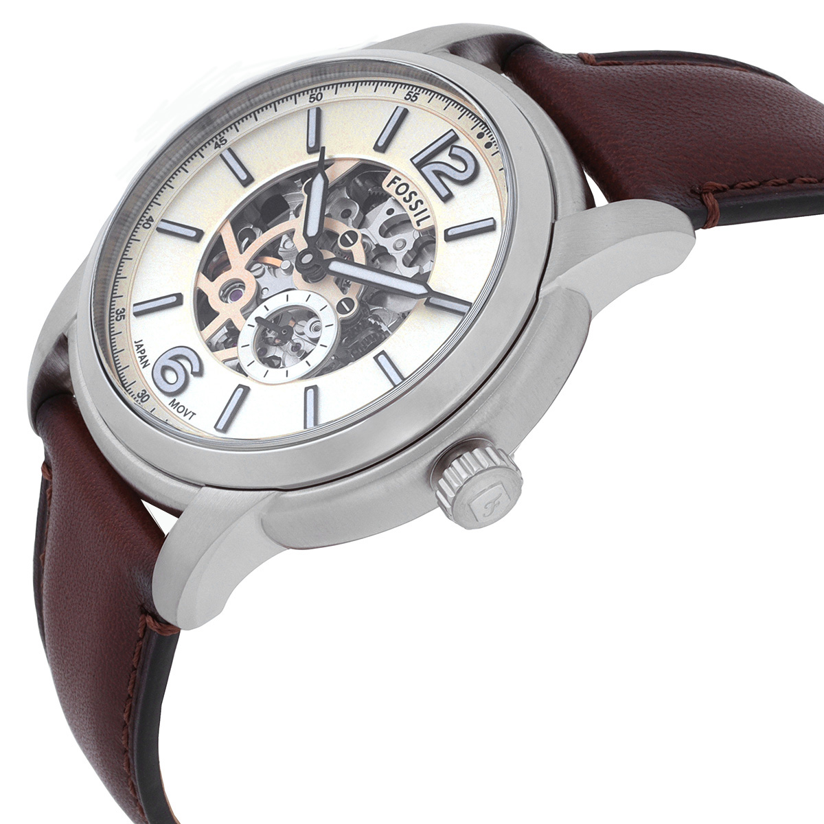 fossil heritage automatic cream dial men's watch me3264 fossil heritage automatic cream dial men's watch me3264