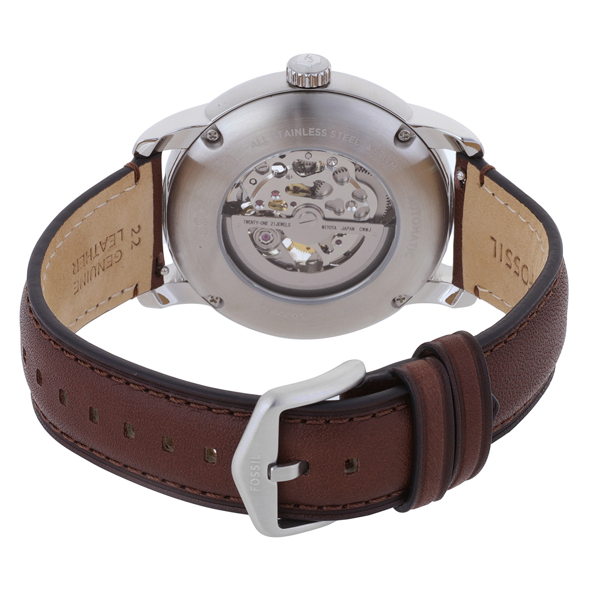 fossil heritage automatic cream dial men's watch me3264 fossil heritage automatic cream dial men's watch me3264
