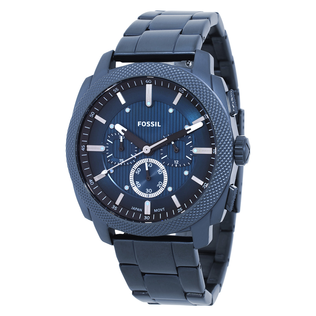 fossil machine chronograph quartz blue dial men's watch fs6167 fossil machine chronograph quartz blue dial men's watch fs6167