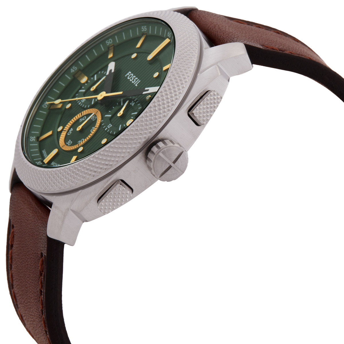 fossil machine chronograph quartz green dial men's watch fs6100 fossil machine chronograph quartz green dial men's watch fs6100