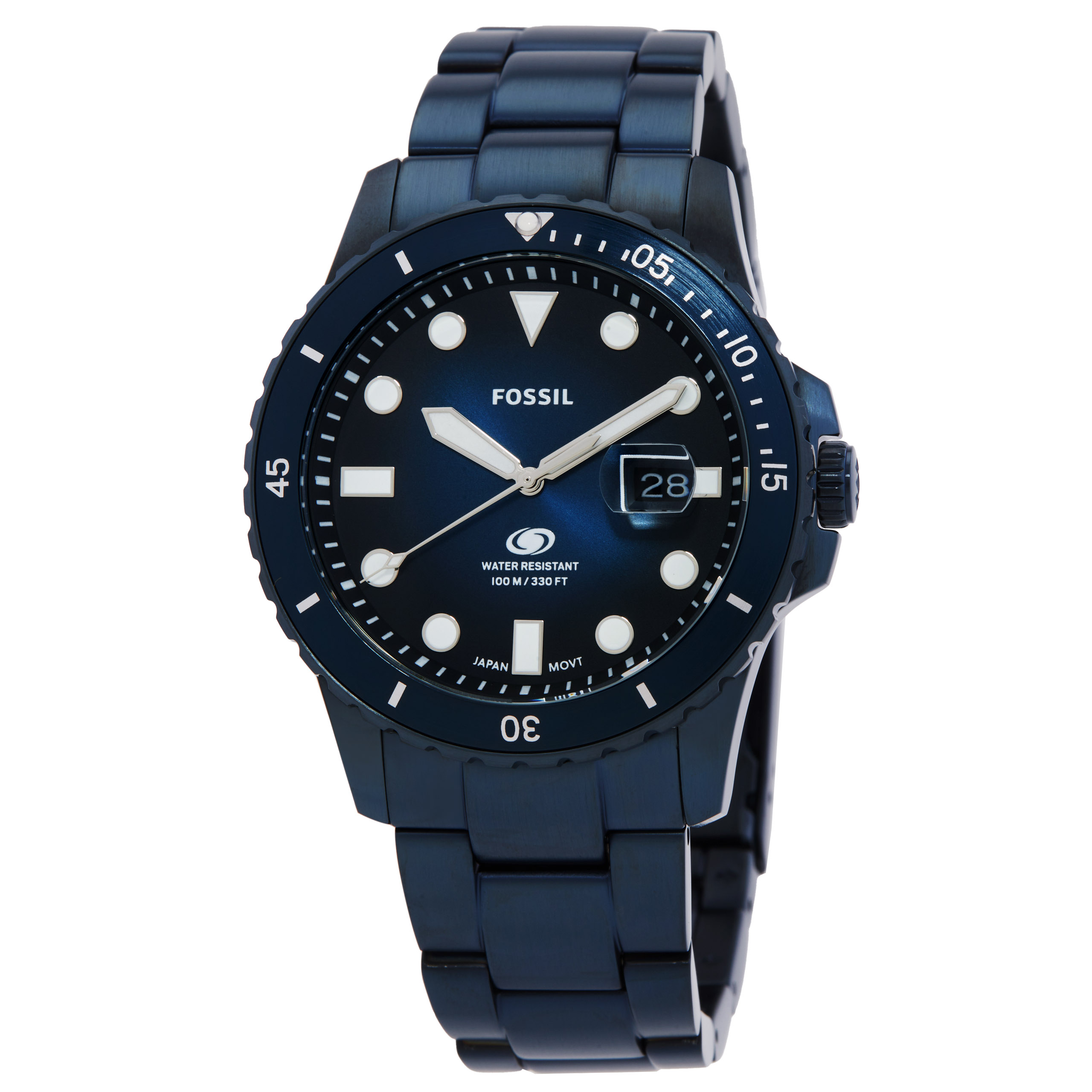 fossil quartz blue dial men's watch fs6166 fossil quartz blue dial men's watch fs6166
