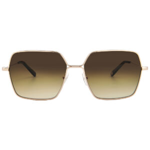 garrett leight meadow sun olive gradient square ladies sunglasses 4067 g dgfr/og 56