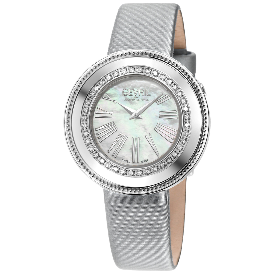 gevril gandria mother of pearl dial ladies watch 12141 gevril gandria mother of pearl dial ladies watch 12141