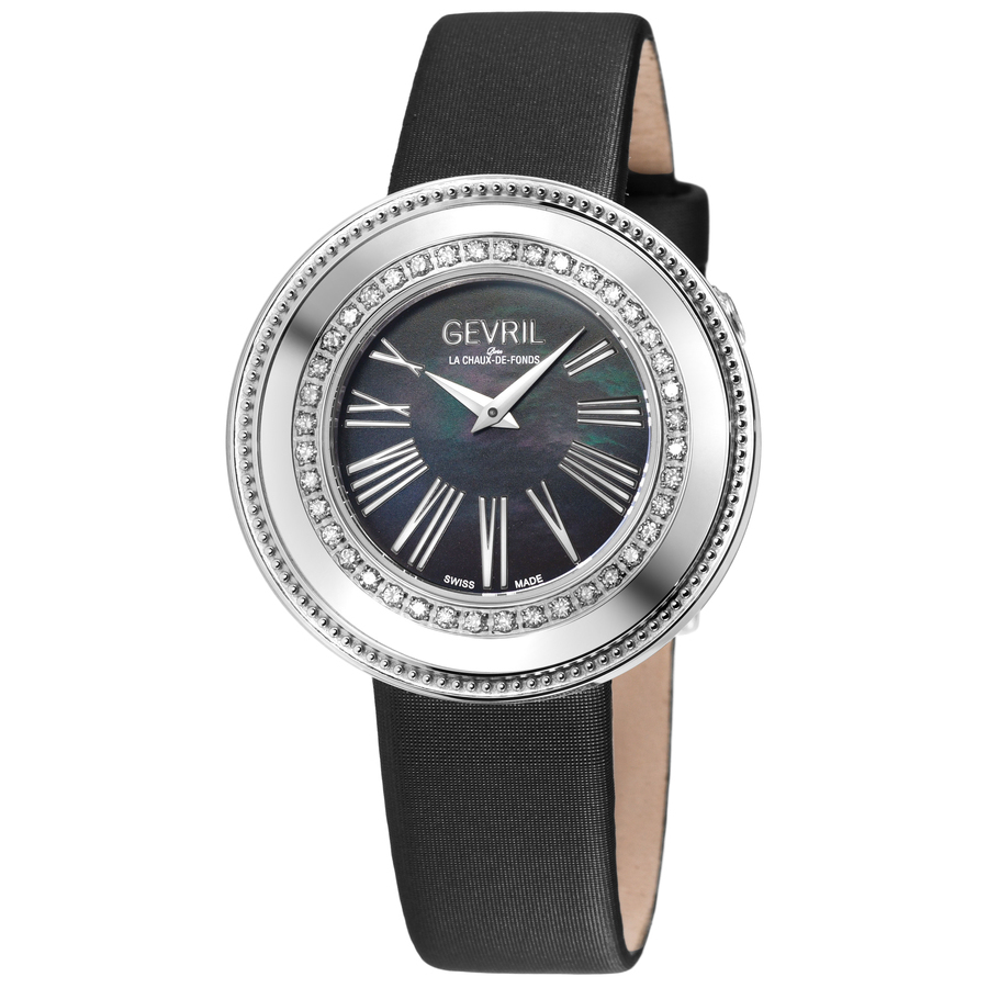 gevril gandria mother of pearl dial ladies watch 12147 gevril gandria mother of pearl dial ladies watch 12147